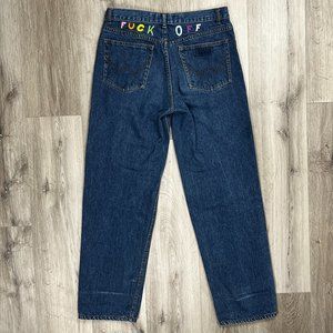 Wrangler Western Size 32 Blue Denim Jeans